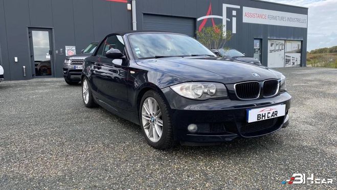 BMW Serie 1 CABRIOLET 2.0 118 I 145 SPORT DESIGN Noir de 2008
