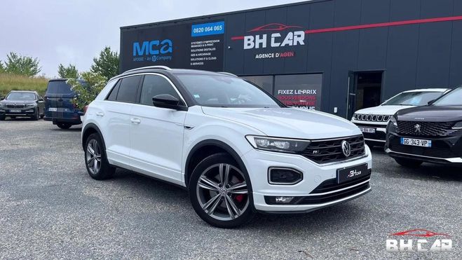 Volkswagen T Roc 2.0 TDI 150 R-LINE DSG BVA Blanc de 2019