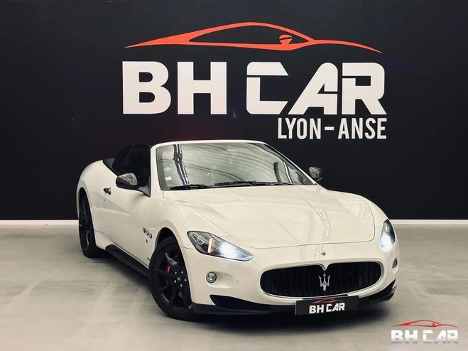 Maserati Grancabrio S 4.7 460 MC BVAS V8 CV MC SPORT ORIGINE Blanc de 2012
