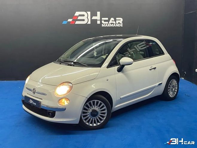 Fiat 500 0.9L 8v TwinAir 85ch S&S Lounge BVM5 Blanc de 2012