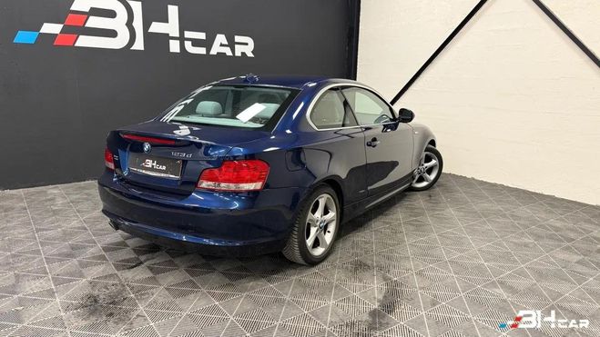BMW Serie 1 COUPE 2.0 123 D 205 LUXE Bleu de 2010