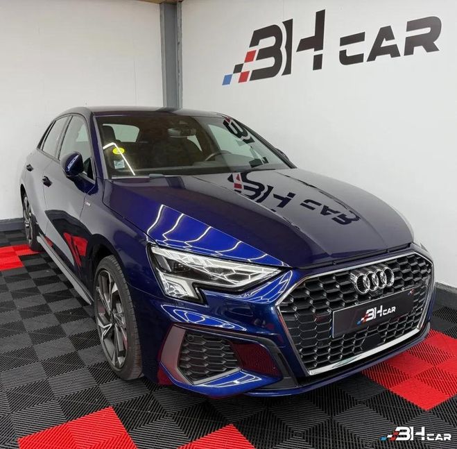 Audi A3 Sportback 35 TDI S-tronic 7 S line - 150 Bleu de 2022