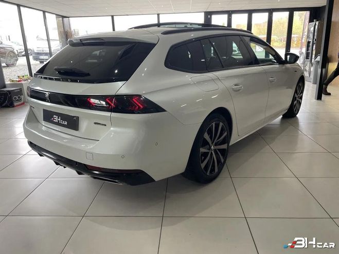 Peugeot 508 SW HDI 130 CH GT LINE BVA CAMERA 360 TOI Blanc de 2020