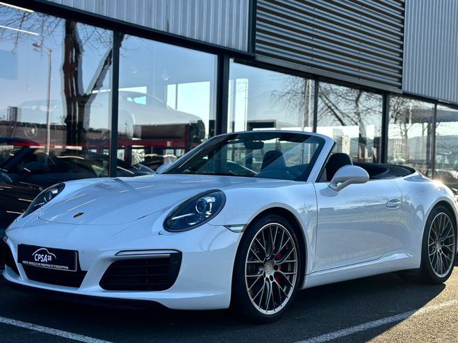Porsche 911 (991) (2) CABRIOLET 3.0 420 CARRERA S PD Blanc M�tal de 2016