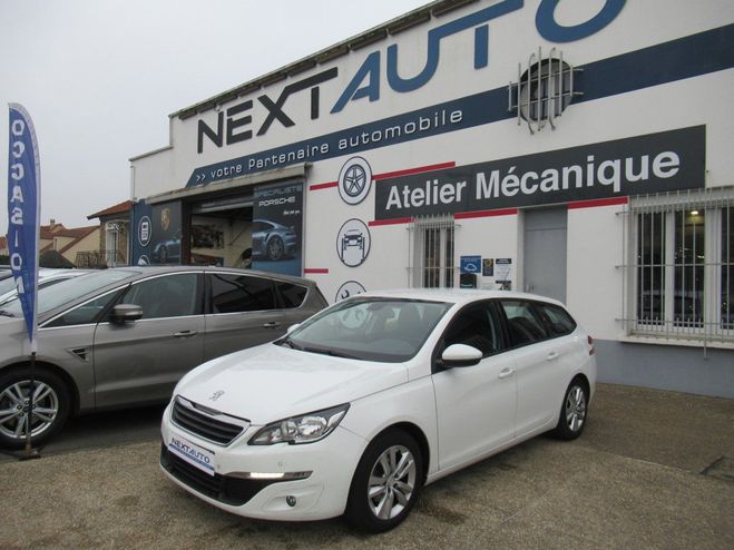 Cliquer pour voir la photo suivante Peugeot 308 SW 1.6 BLUEHDI 120CH ACTIVE BUSINESS S&S Blanc de 2015