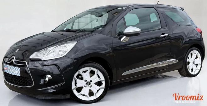 Citroen DS 3 1.6i 150ch 16V Turbo (9 cv) - BVM6 - 3 Noir de 2010