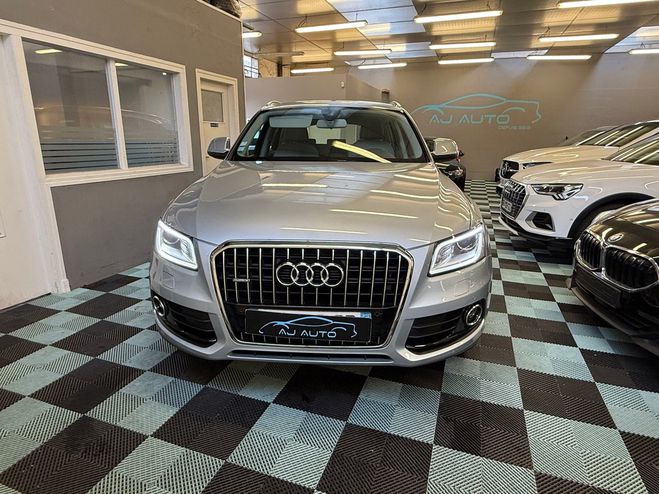Audi Q5 2.0 TDI 177 AMBITION LUXE QUATTRO S TRON Gris Clair M�tallis� de 2014