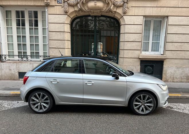 Audi A1 Sportback 1.6 TDI 90CH AMBITION LUXE S T Gris de 2012