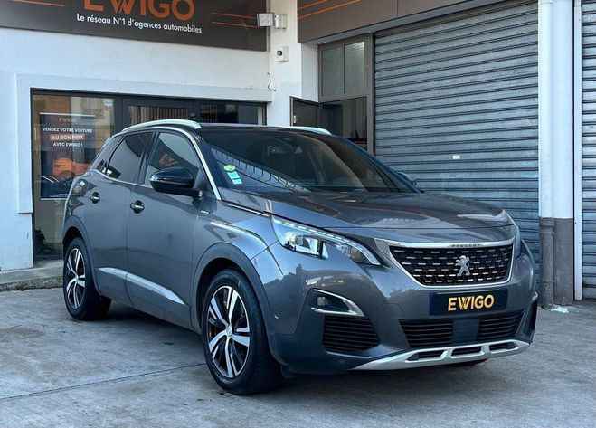 Peugeot 3008 ii 1.5 bluehdi 130 s&s gt line   attelag Gris de 2018