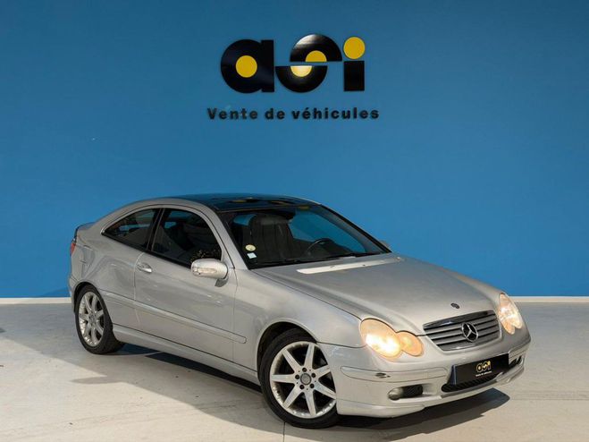 Mercedes Classe C Coupe Sport 200 Kompressor - BVA - BM 20 GRIS CLAIR de 2002