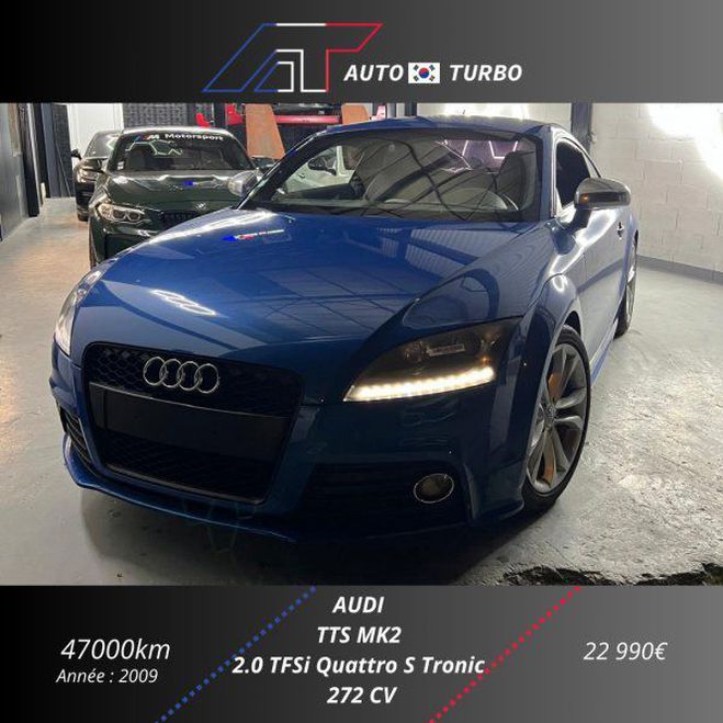 Audi TT S 2.0 TFSI 272CH QUATTRO S TRONIC 6 Bleu de 2009