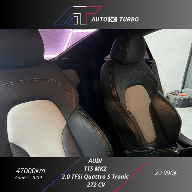 Audi TT S 2.0 TFSI 272CH QUATTRO S TRONIC 6 Bleu de 2009