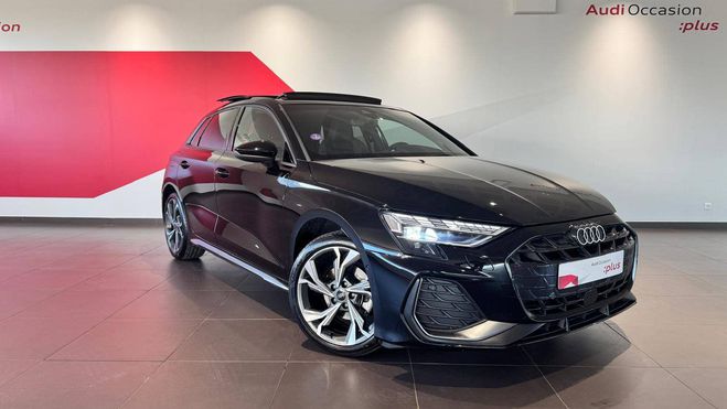 Audi A3 Sportback 35 TFSI Mild Hybrid 150 S tron NOIR MYTHIC METALLISE de 2024