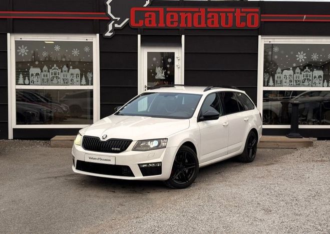 Skoda Octavia 2.0 TSI 220CH RS Blanc de 2015
