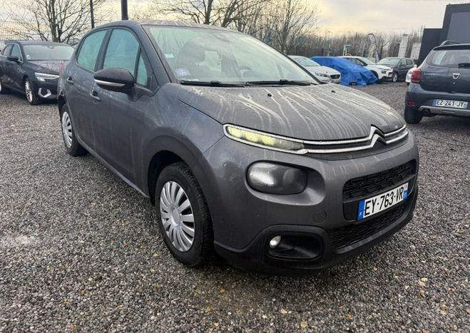 Citroen C3 PureTech 82 Live DISTRIBUTION NEUVE 1 ER Gris de 2018
