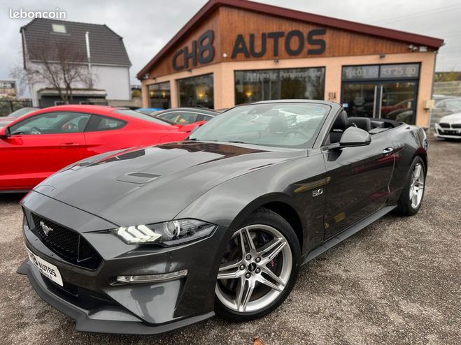 Ford Mustang v8 5.0 gt cabriolet boite automatique 1e Gris de 2019