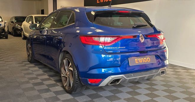 Renault Megane 1.6 tce 205 ch energy gt edc bva   siege Bleu de 2017