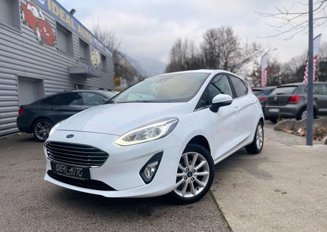 Ford Fiesta 1.1 85ch Titanium 5P 45.900 Kms Blanc de 2019