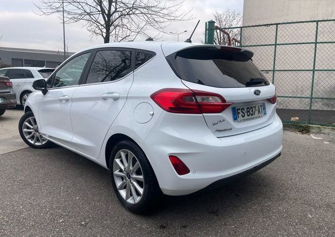 Ford Fiesta 1.1 85ch Titanium 5P 45.900 Kms Blanc de 2019