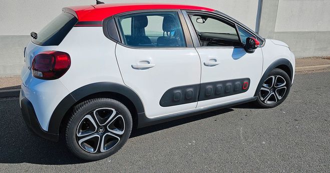 Citroen C3 1.6 hdi 100 cv feel 79.000 km 2018 5 pla Blanc de 2018