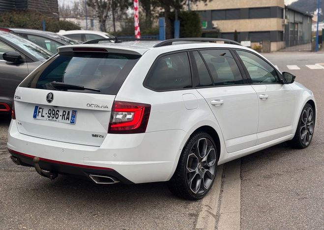 Skoda Octavia RS III 2.0 TDI 184ch 4X4 DSG7 Virtual Co Blanc de 2019