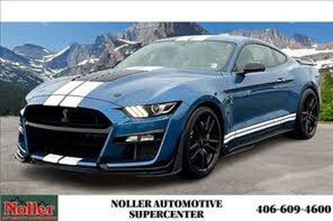 Ford Mustang Shelby gt500 760 hors homologation 4500e Bleu de 2020