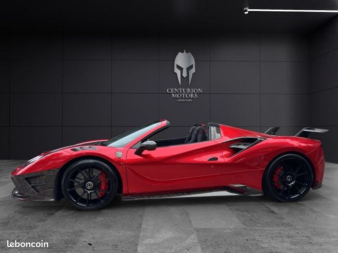 Ferrari 488 Spider siracusa 4XX Mansory 3.9 V8 790cv Rouge de 2018