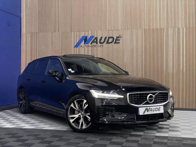 Volvo V60 T6 AWD Recharge 253 + 87 CH Geartronic R NOIR de 2020