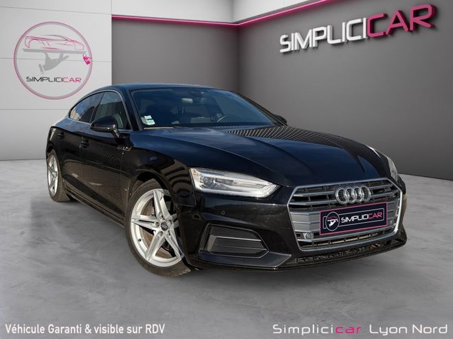 Cliquer pour voir la photo suivante Audi A5 Sportback 2.0 TFSI 190 S tronic 7 S Line Noir de 2017