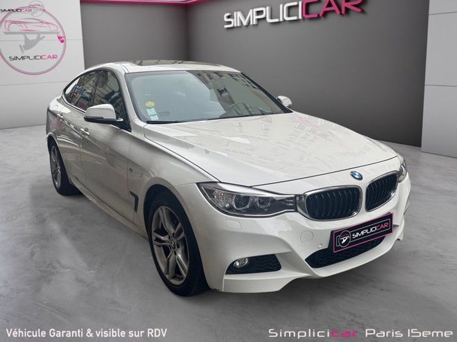 BMW Serie 3 Gran Turismo F34 320d 184 ch M Sport A F Blanc de 2015