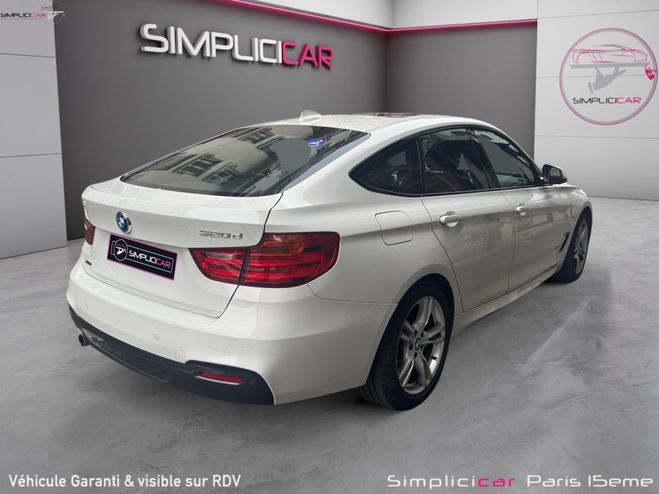 BMW Serie 3 Gran Turismo F34 320d 184 ch M Sport A F Blanc de 2015