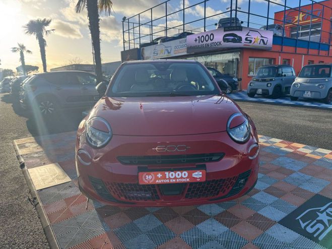 Fiat 600 1.2 100 Hybrid DCT LA PRIMA GPS Cam�ra H Rouge Fonc� de 2024