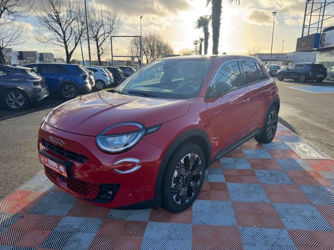 Fiat 600 1.2 100 Hybrid DCT LA PRIMA GPS Cam�ra H Rouge Fonc� de 2024