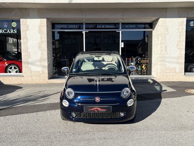 Fiat 500 CABRIO Riva 0.9 8v TwinAir 85ch S&S Bleu Marine M�tallis� de 2016