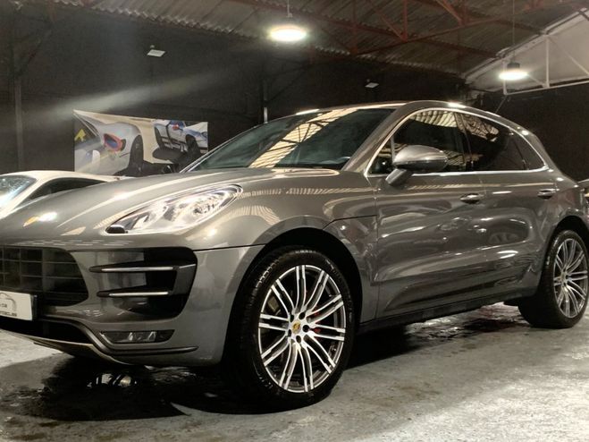 Porsche Macan TURBO 3.6 400 CV PDK/PANO/BURMESTER/ACC/ Gris Quartz de 2014