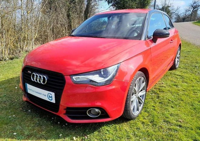 Audi A1 1.6 TDI 90ch FAP S line Rouge de 2014