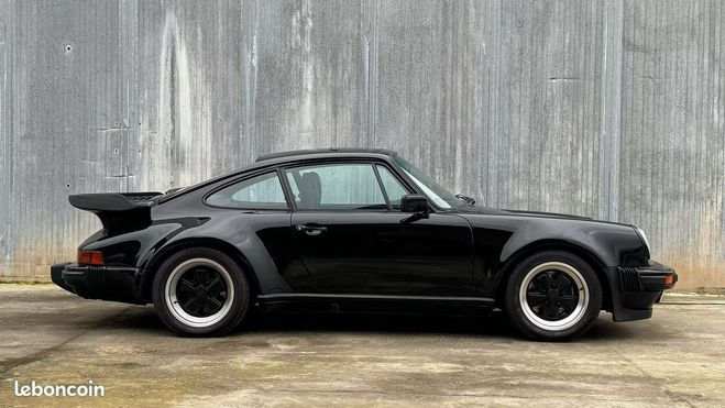 Porsche 911 Turbo 1987 930 Noir Noir de 1987