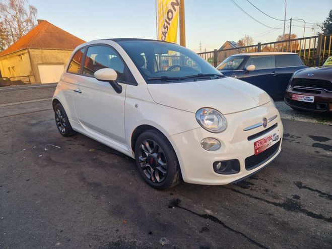 Fiat 500 C 1.2i Sport Cabriolet Blanc M�tallis� de 