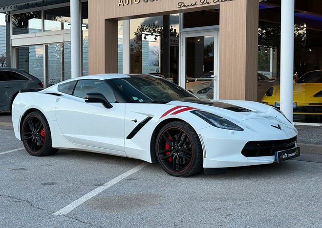 Chevrolet Corvette C7 STINGRAY TARGA 6.2i V8 467 Ch Blanc de 2019