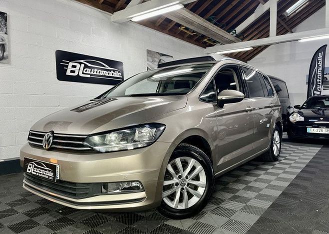 Volkswagen Touran 1.4 TSI 150CH CONFORTLINE DSG7 5 PLACES  Beige de 2015