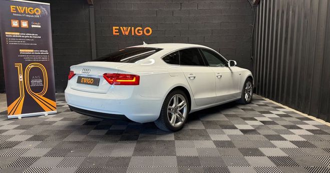 Audi A5 Sportback 2.0 tdi 150 s-line toit ouvran Blanc de 2013