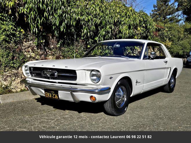 Ford Mustang 289 v8 1965 tout compris Blanc de 1965
