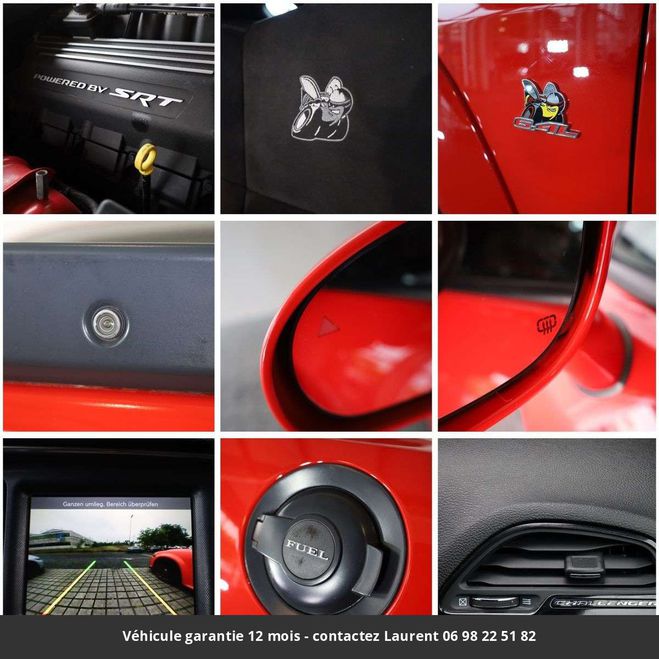 Dodge Challenger srt 392 6.4 v8 hors homologation 4500e Rouge de 2016