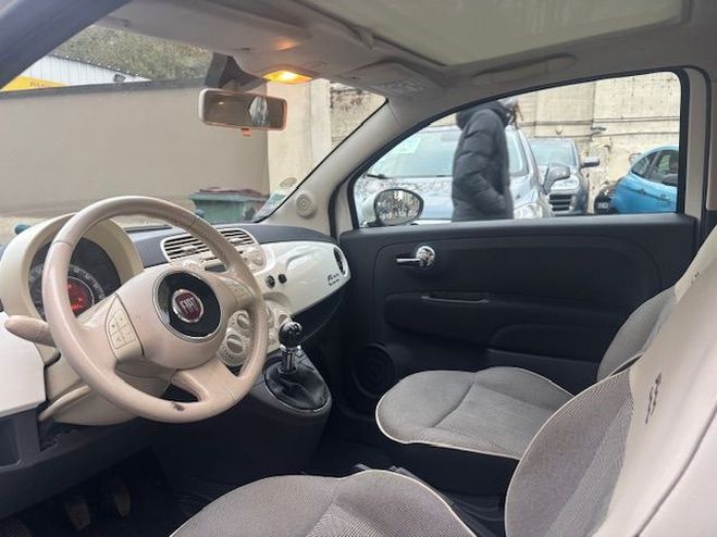 Fiat 500 1.2 8V 69CH LOUNGE BLANC de 2015
