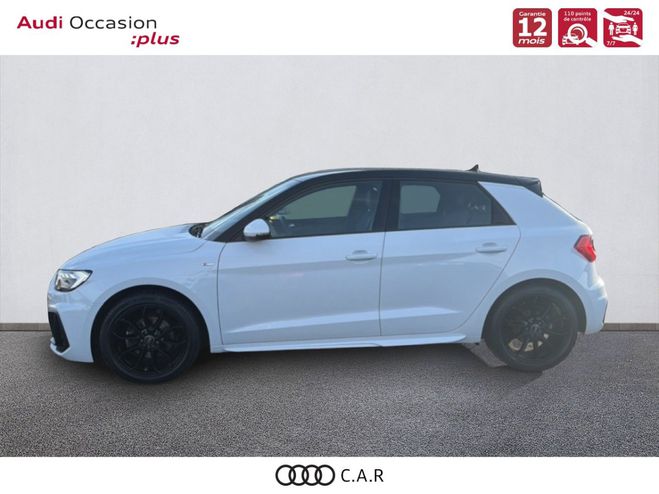 Audi A1 Sportback 30 TFSI 110 ch S tronic 7 S Li Blanc de 2022