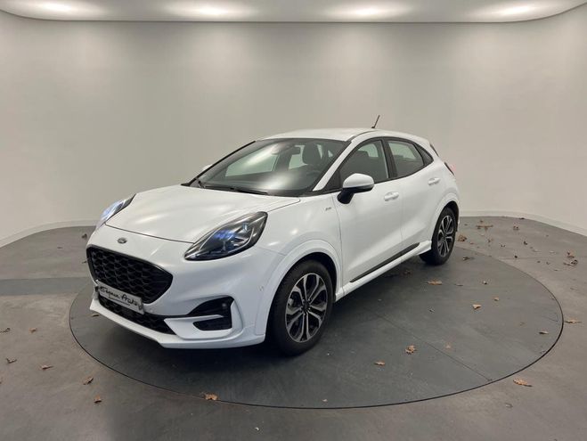 Ford Puma 1.0 Flexifuel 125 ch mHEV S&S BVM6 ST-Li Blanc de 2023