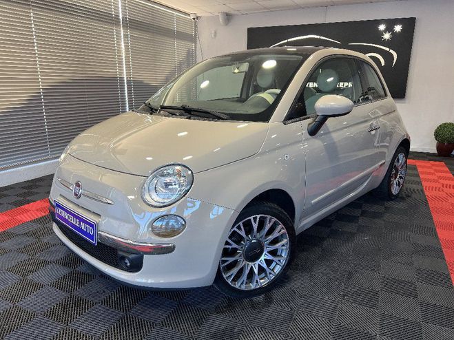 Fiat 500 1.2 8V 69 ch Lounge Beige de 2013