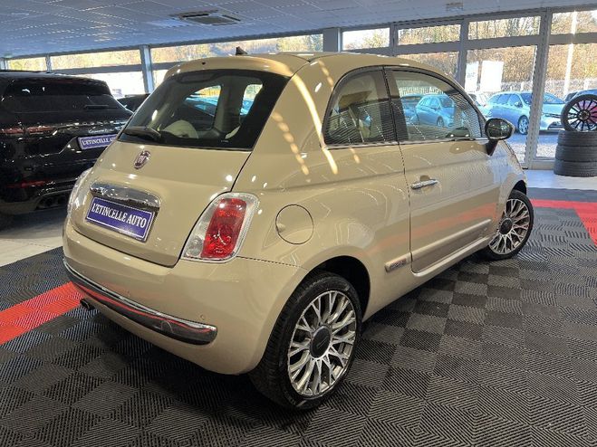 Fiat 500 1.2 8V 69 ch Lounge Beige de 2013