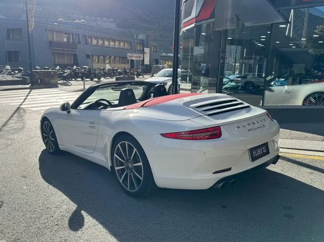 Porsche 911 - 991 Carrera S PDK Cabriolet Blanc de 2013