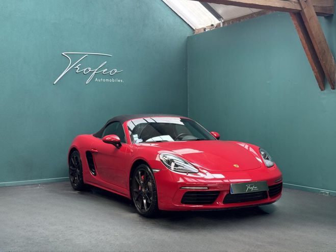 Porsche 718 2.5 Boxster S 350CV PDK - PDLS - CAMERA  ROUGE FONCE de 2019